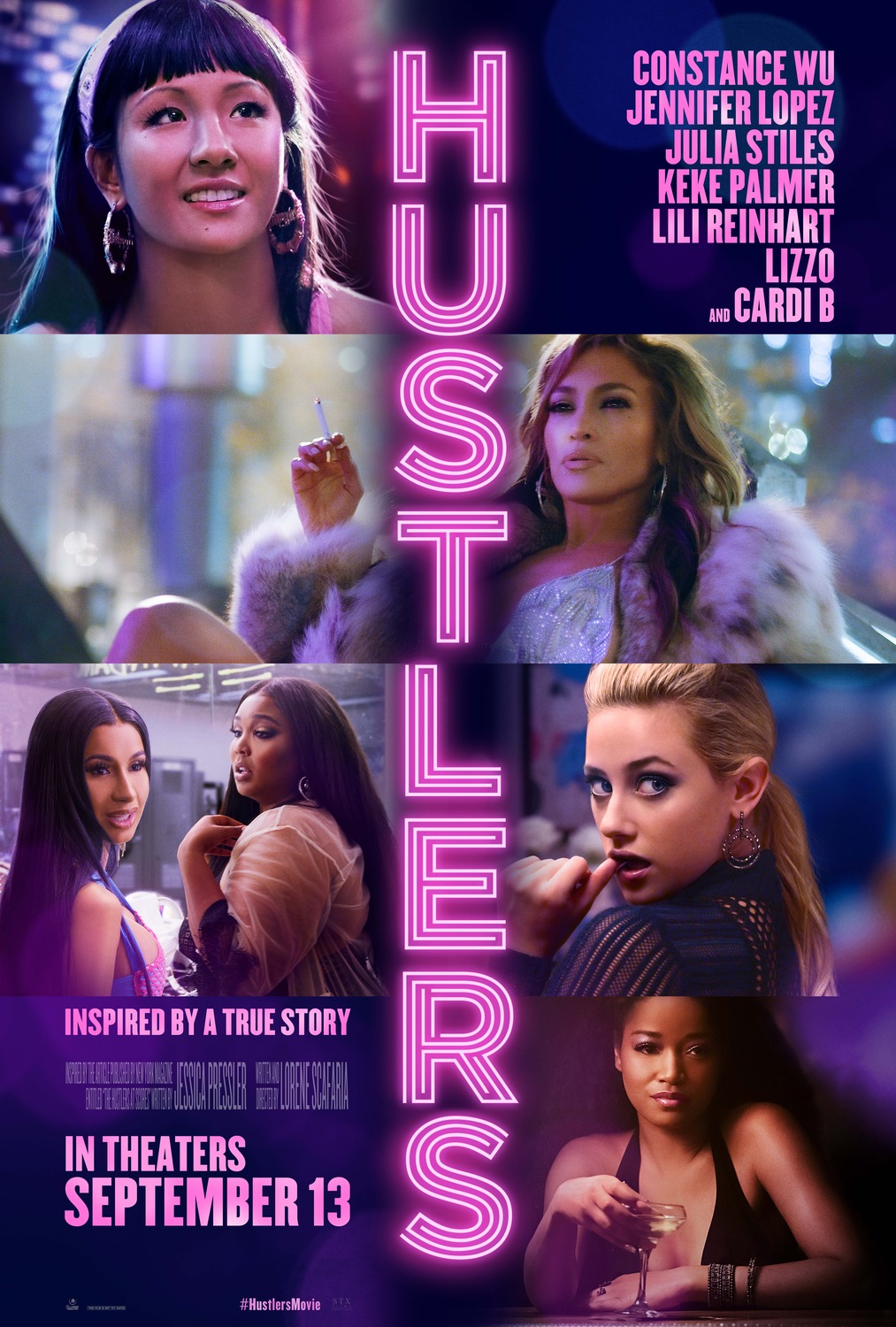 Promotional poster for HUSTLERS.