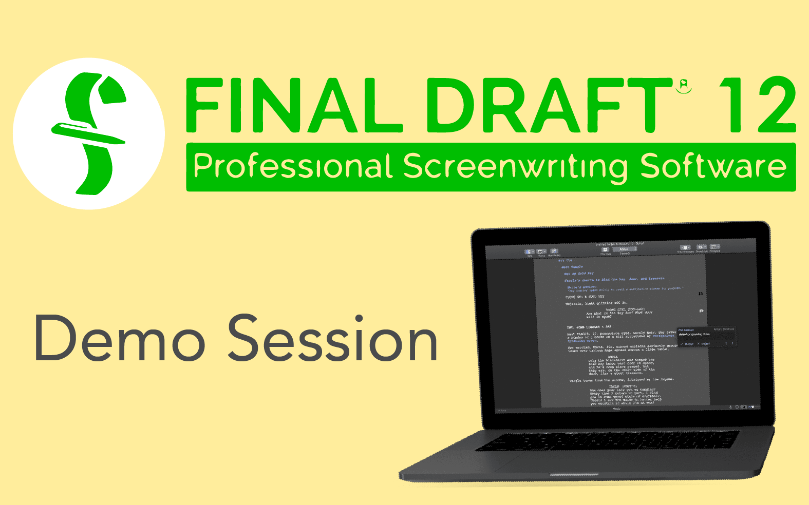 Final Draft 12 Demo Session | Writers Guild of America East