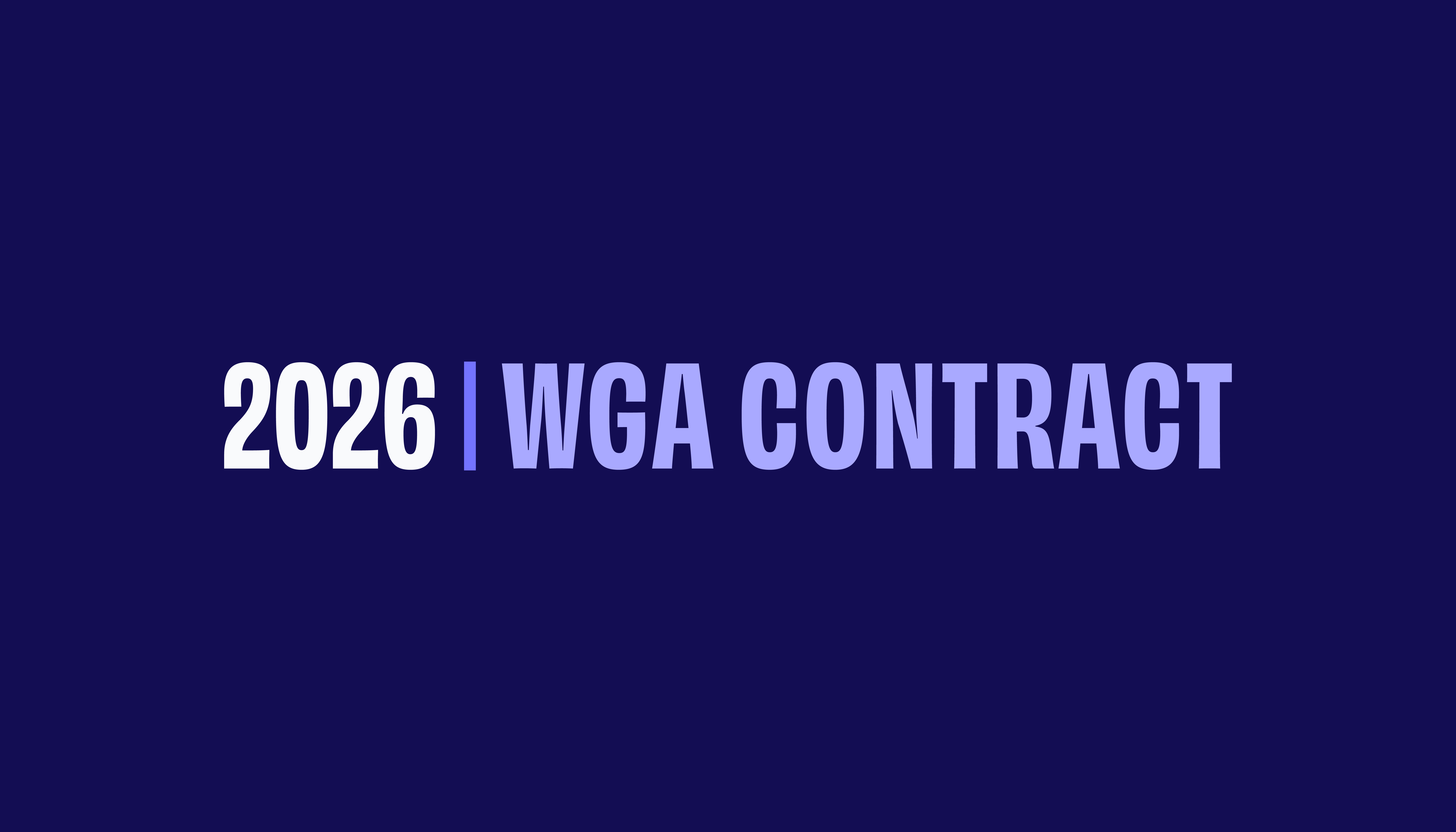 WGA Ratifies 2026 Minimum Basic Agreement with AMPTP